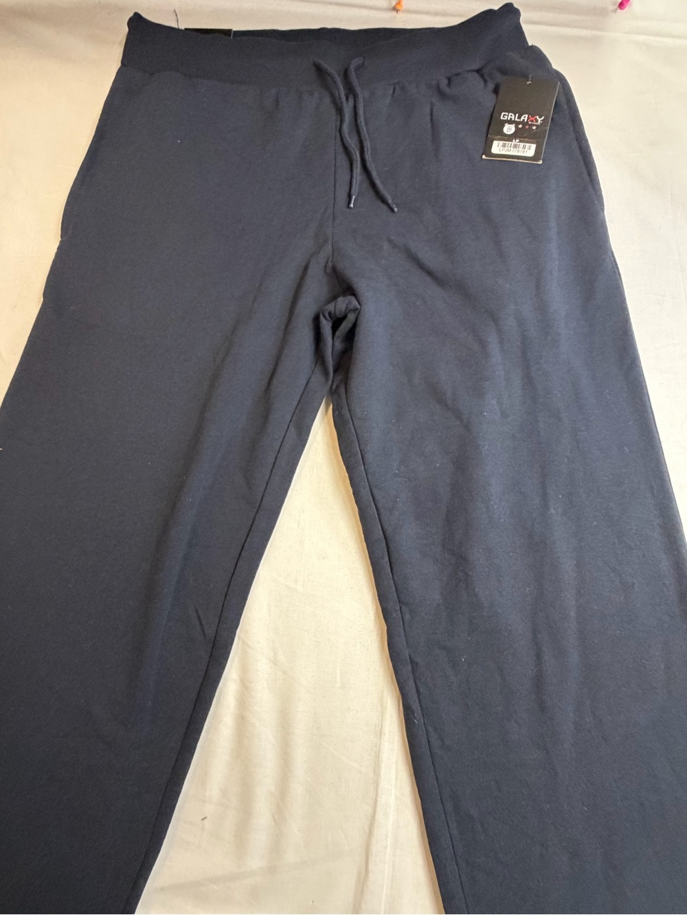 Galaxy By Harvic Men’s Dark Navy Drawstring Joggers